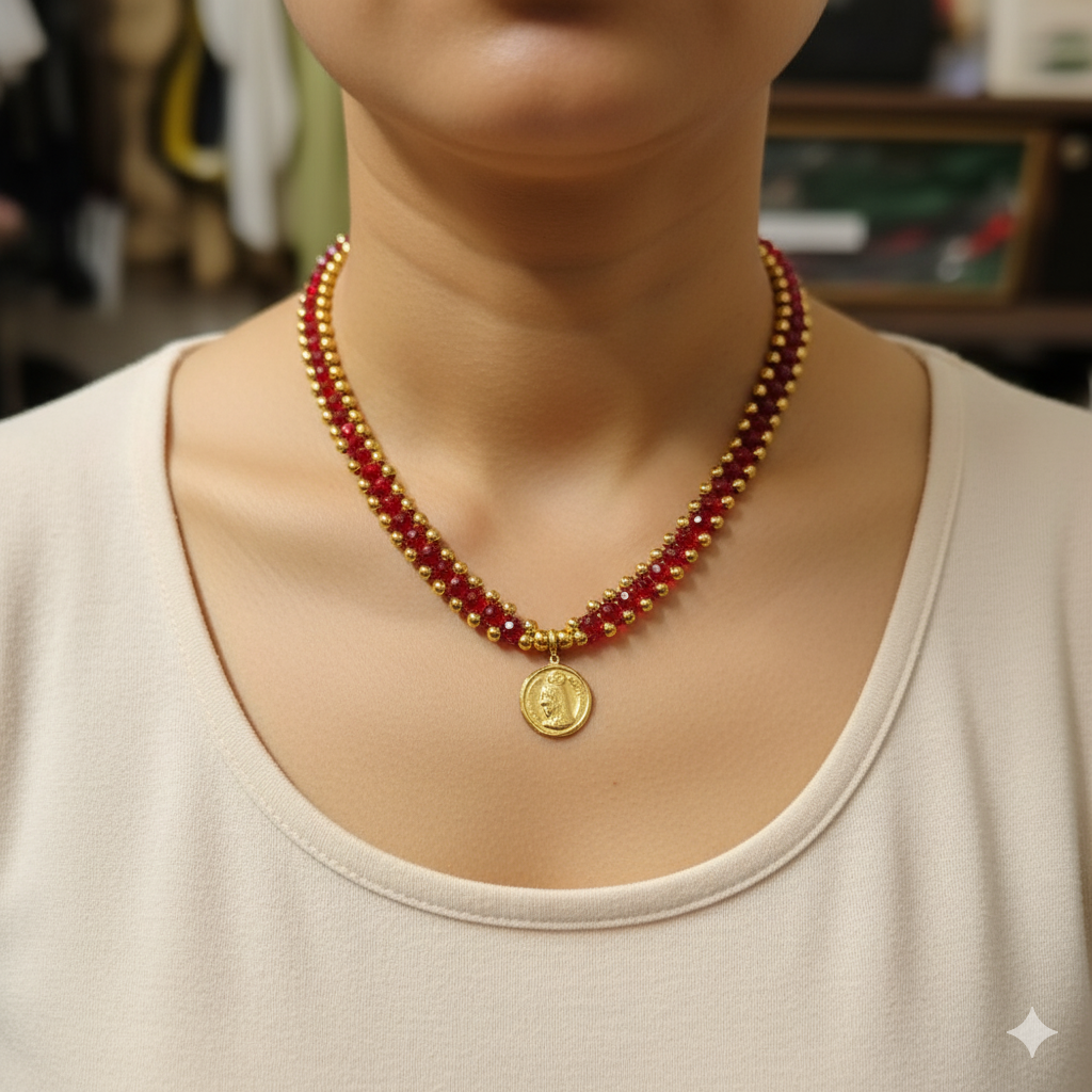 (GML) GINI LOCKET WGT: 0.170 GM APPROX BIS CERTIFIED HUID HALLMARK 9KT GOLD MINI LOCKET 1 PIECE FOR WOMEN (WITH ADJUSTABLE TASSEL).