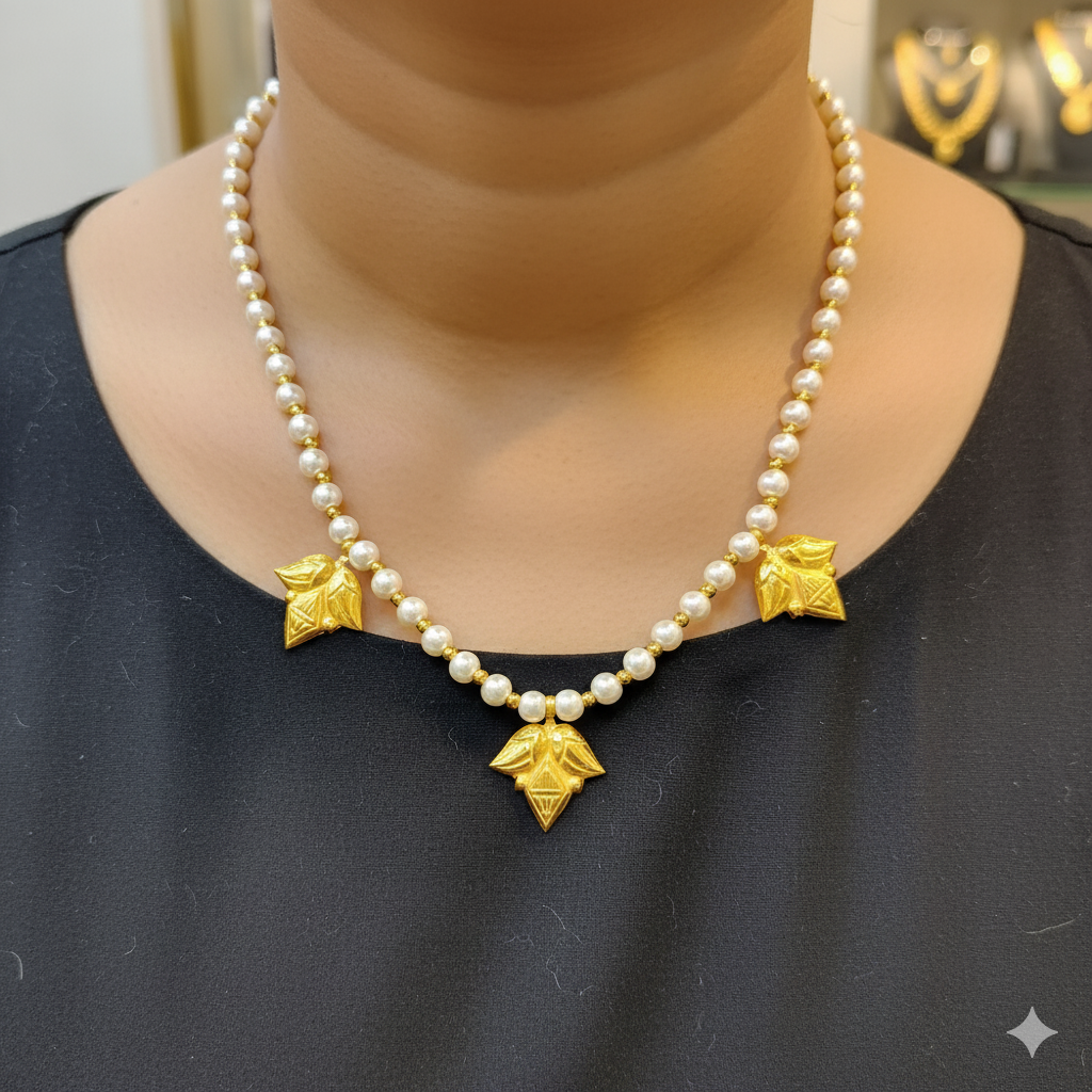 (GSH9) TRJ WGT: 0.670 GM APPROX BIS CERTIFIED HUID HALLMARK 9KT GOLD SELIHAR FOR WOMEN 1 PIECE FOR REGULAR USE.