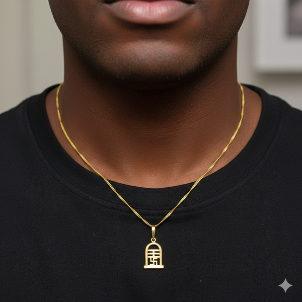 GOLD LOCKET BOYS- WGT: 0.610 GM APPROX BIS CERTIFIED HUID HALLMARK 9KT GOLD LOCKET FOR MEN 1 PIECE. (CHAIN NOT INCLUDED).