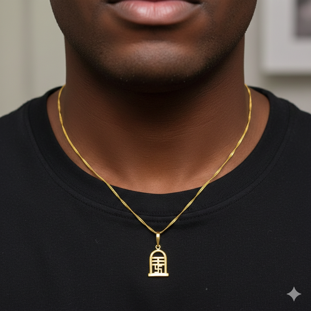 GOLD LOCKET BOYS- WGT: 0.610 GM APPROX BIS CERTIFIED HUID HALLMARK 9KT GOLD LOCKET FOR MEN 1 PIECE. (CHAIN NOT INCLUDED).