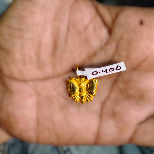 (GLKD) LOCKET WGT: 0.400 GM APPROX KDM GOLD LOCKET 1 PIECE (50 TONCH) WITH ADJUSTABLE TASSEL FOR GIFTING PURPOSE (CHAIN NOT INCLUDED).
