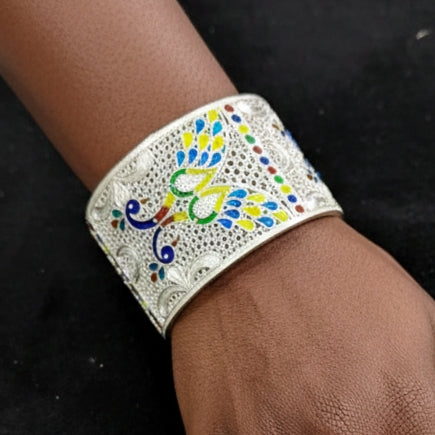 LUXURY SILVER CHUR- CERTIFIED HALLMARK 925 SILVER CHUR 1 PIECE APPROX WGT: 76.00 GM FOR BEAUTIFUL WOMEN.