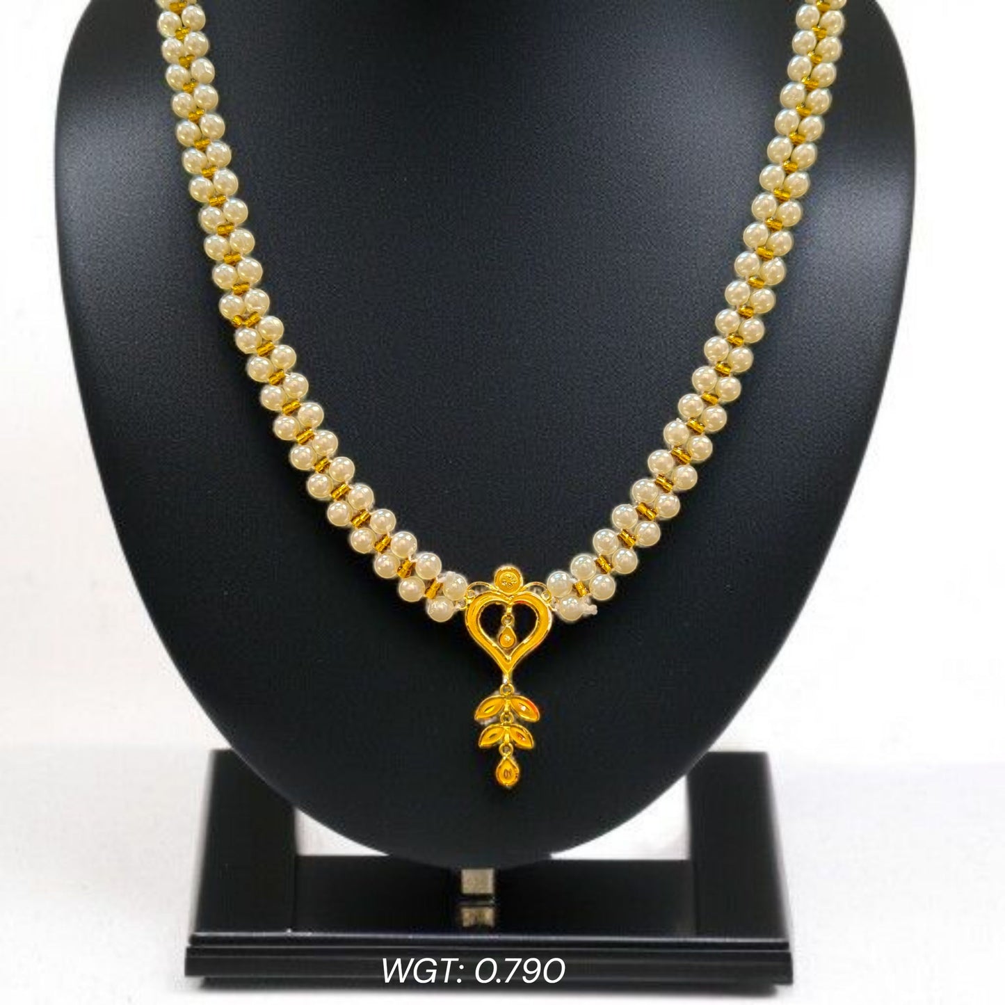 (GMP22) BIS CERTIFIED WGT: 0.790 GM APPROX HUID HALLMARK 916 22KT GOLD MOTI PENDANT 1 PIECE FOR YOUR BEAUTIFUL WIFE.
