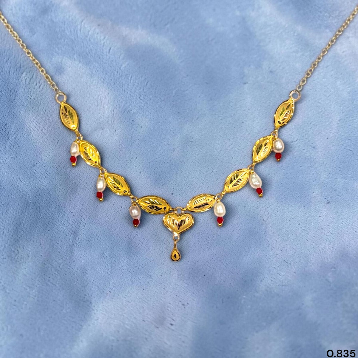 GOLD NECKLACE-(WGT: 0.835 GM APPROX) BIS CERTIFIED HUID HALLMARK 375 9KT GOLD NECKLACE 1 PIECE FOR WOMEN WITH FREE ADJUSTABLE TASSEL. (5TT8C6)
