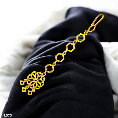 GOLD TICKLY- BIS CERTIFIED WGT: 1.070 GM APPROX HUID HALLMARK 375 9KT GOLD TICKLY (MANGTIKA) 1 PIECE FOR MARRIAGE.