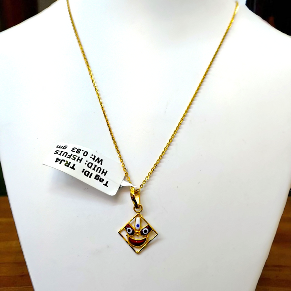 (GL22) LOCKET WGT: 0.830 GM APPROX BIS CERTIFIED HUID HALLMARK 916 22KT GOLD LOCKET 1 PIECE FOR UNISEX. (CHAIN NOT INCLUDED).
