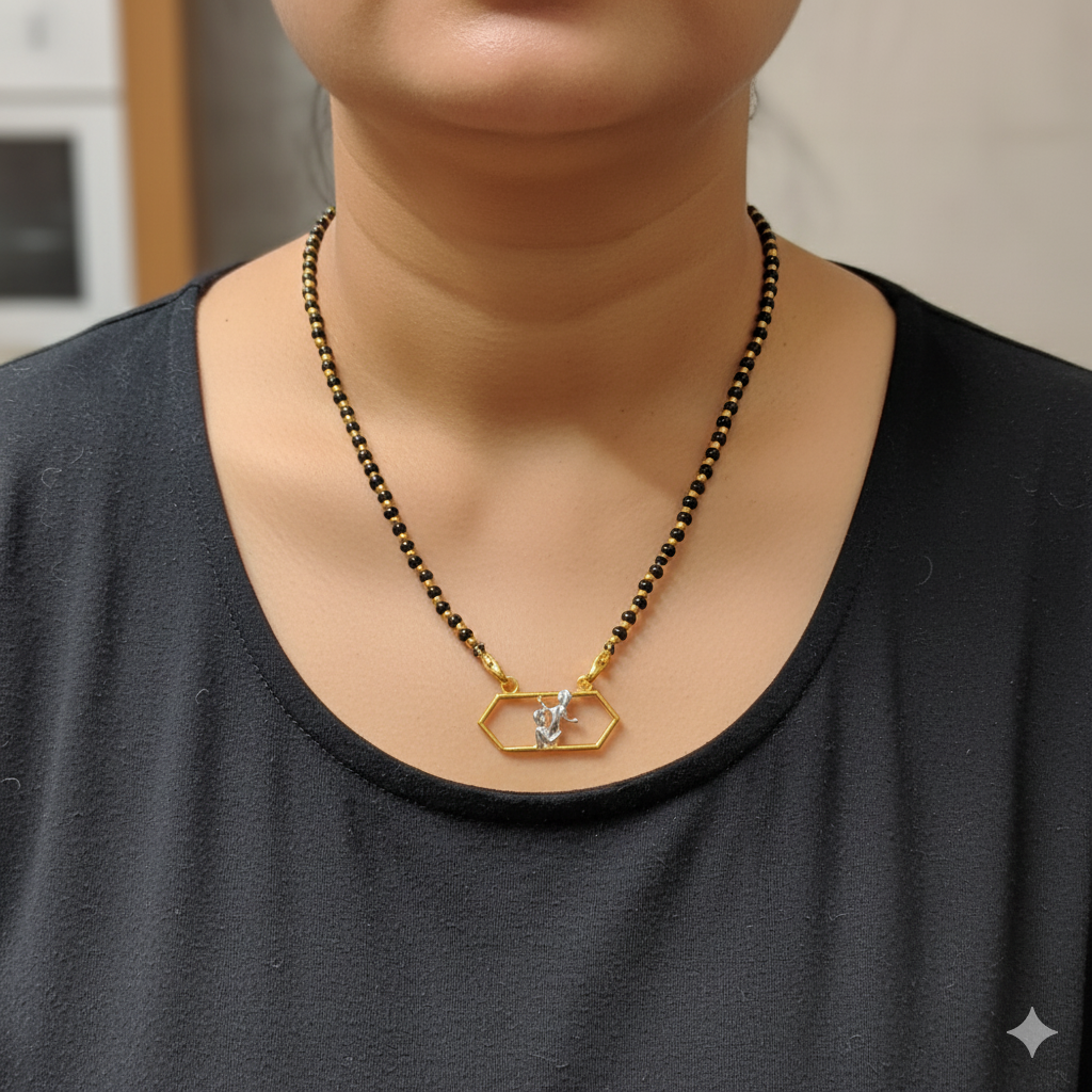 CHALLENGE ON PRICE (GPM9) TRJ WGT: 1.120 GM APPROX BIS CERTIFIED HUID HALLMARK 9KT GOLD PENDANT FOR WOMEN 1 PIECE FOR REGULAR USE.