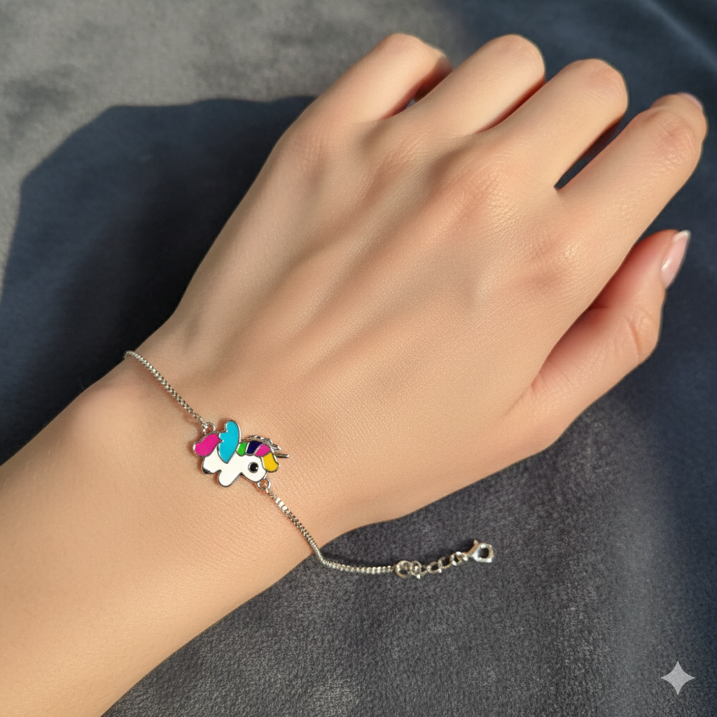 (SLPL) BANKOK IMPORTED 925 SILVER WRISTLET FOR BABY FOR REGULAR USE - BEST OF RICE CEREMONY AND BIRTHDAY (SOLD ON MRP).