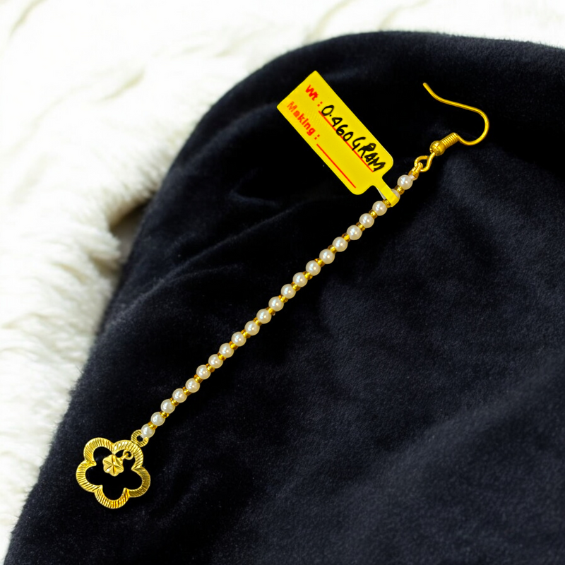 GOLD TICKLY- TRJ WGT: 0.460 GM APPROX 18KT HUID HALLMARK GOLD  MOTI TICKLY (MANGTIKA) 1 PIECE FOR MARRIAGE.