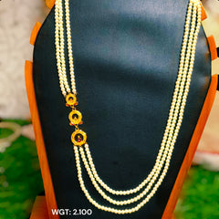 (GCN) TRJ WGT: 2.100 GM APPROX 22KT HUID HALLMARK GOLD MOTI LOHORI 1 PIECE WITH ADJUSTABLE TASSEL.