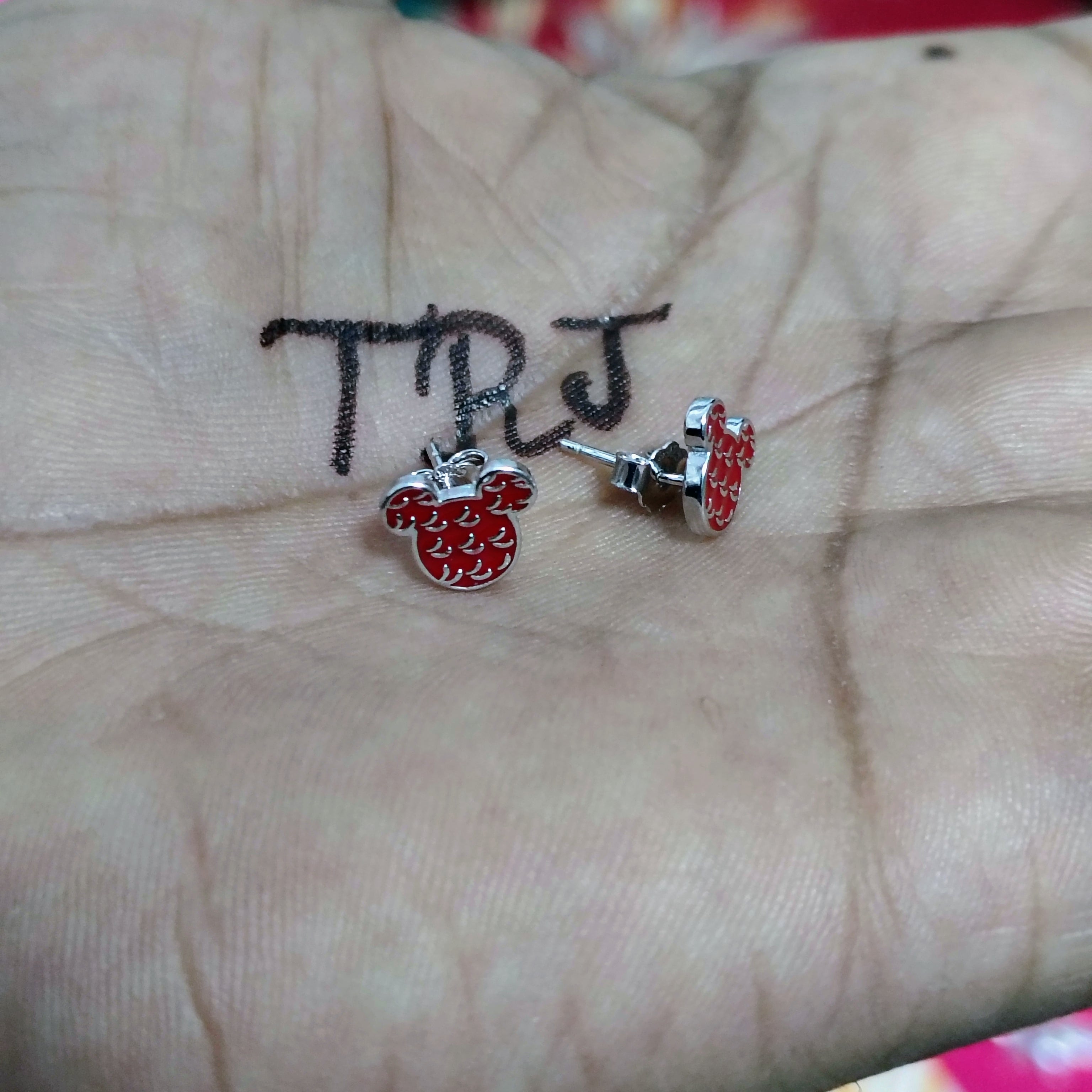 SILVER STUD - STERLING 925 HALLMARK SILVER STUD EARRINGS FOR WOMEN (1 PAIR) FOR REGULAR WEAR (SOLD ON MRP).