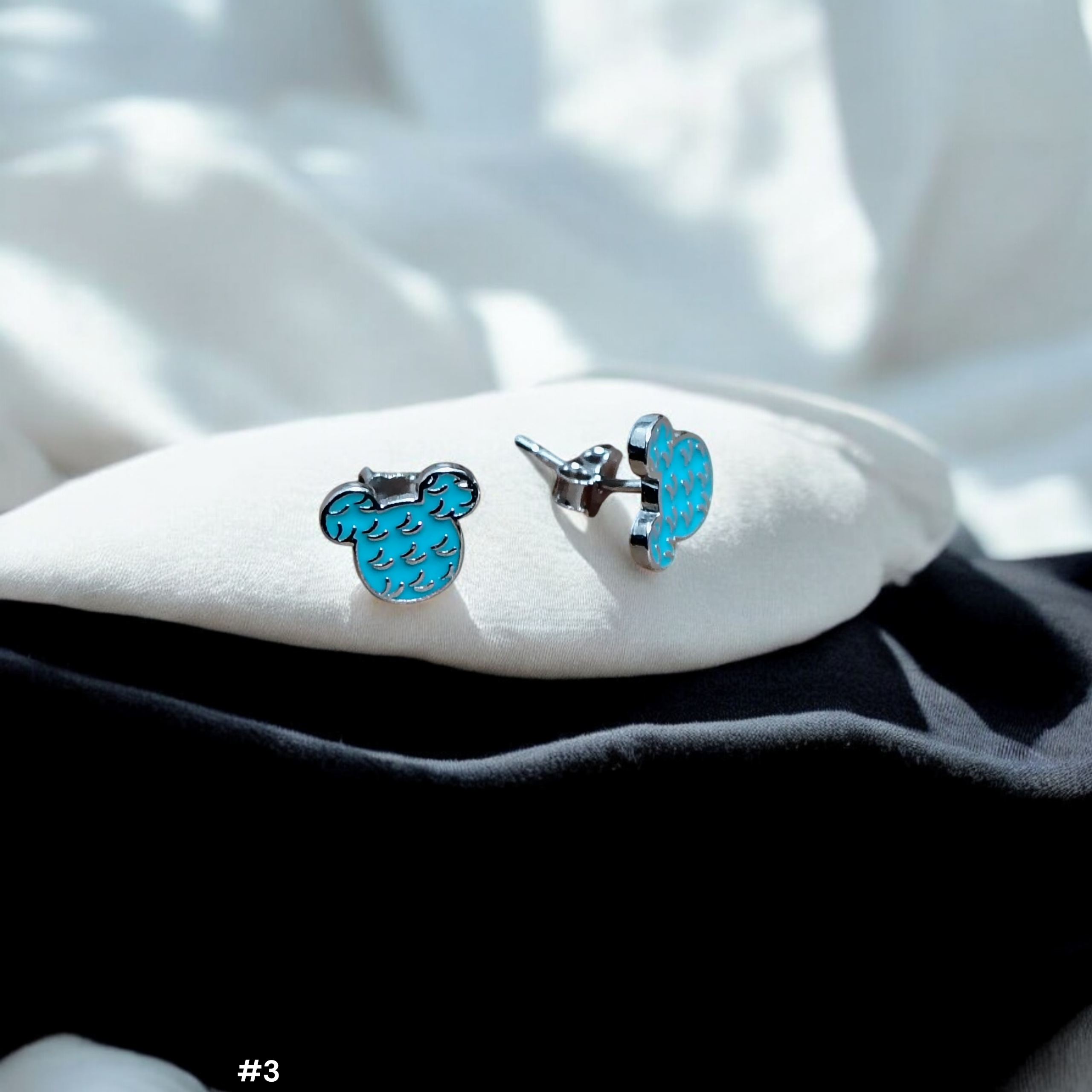 SILVER STUD - STERLING 925 HALLMARK SILVER STUD EARRINGS FOR WOMEN (1 PAIR) FOR REGULAR WEAR (SOLD ON MRP).