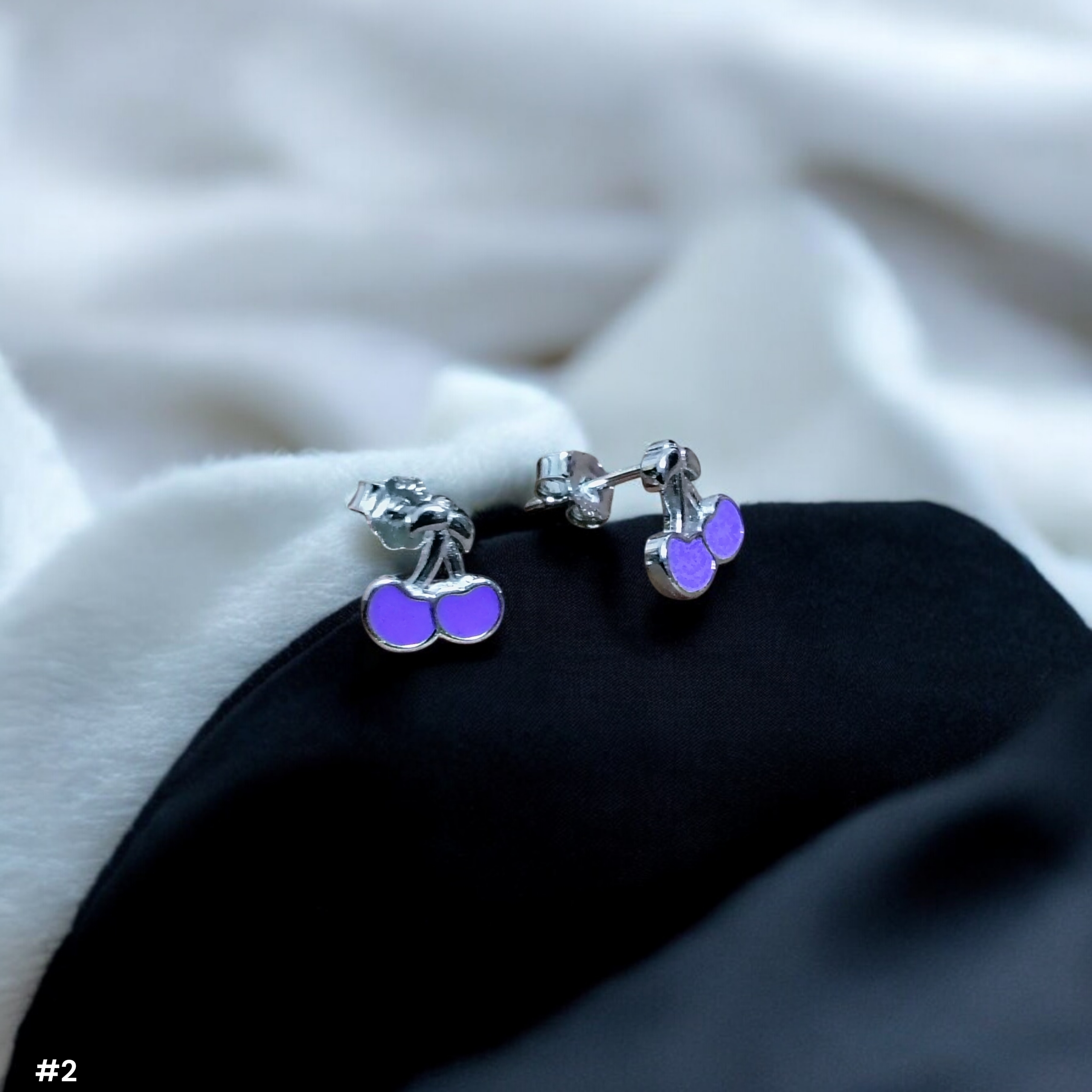 SILVER STUD - STERLING 925 HALLMARK SILVER STUD EARRINGS FOR WOMEN (1 PAIR) FOR REGULAR WEAR (SOLD ON MRP).