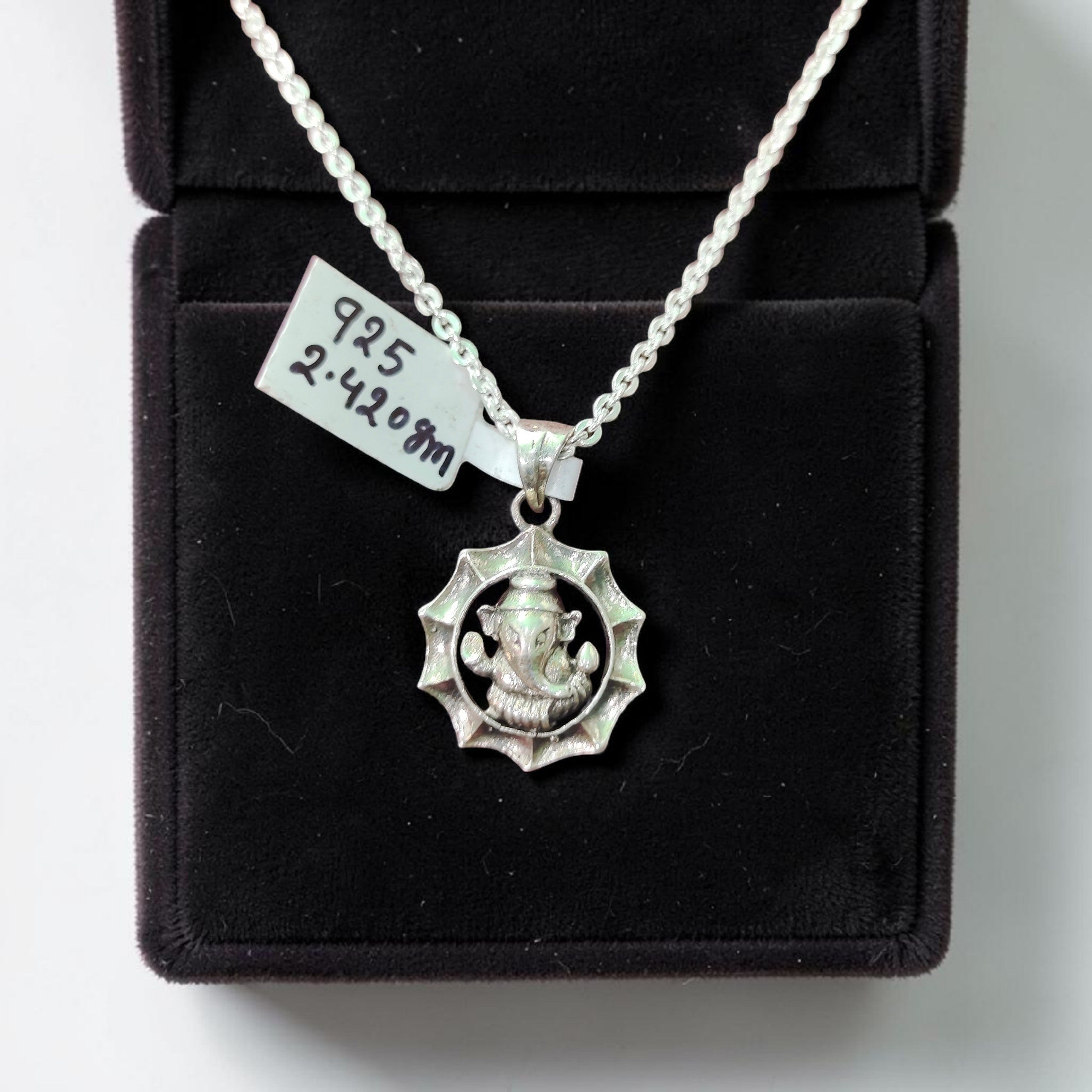 SILVER PENDANT- CERTIFIED BIS HALLMARK 925 SILVER RELIGIOUS PENDANT (UNISEX) FOR REGULAR USE- (SOLD ON MRP) - *CHAIN NOT INCLUDED*