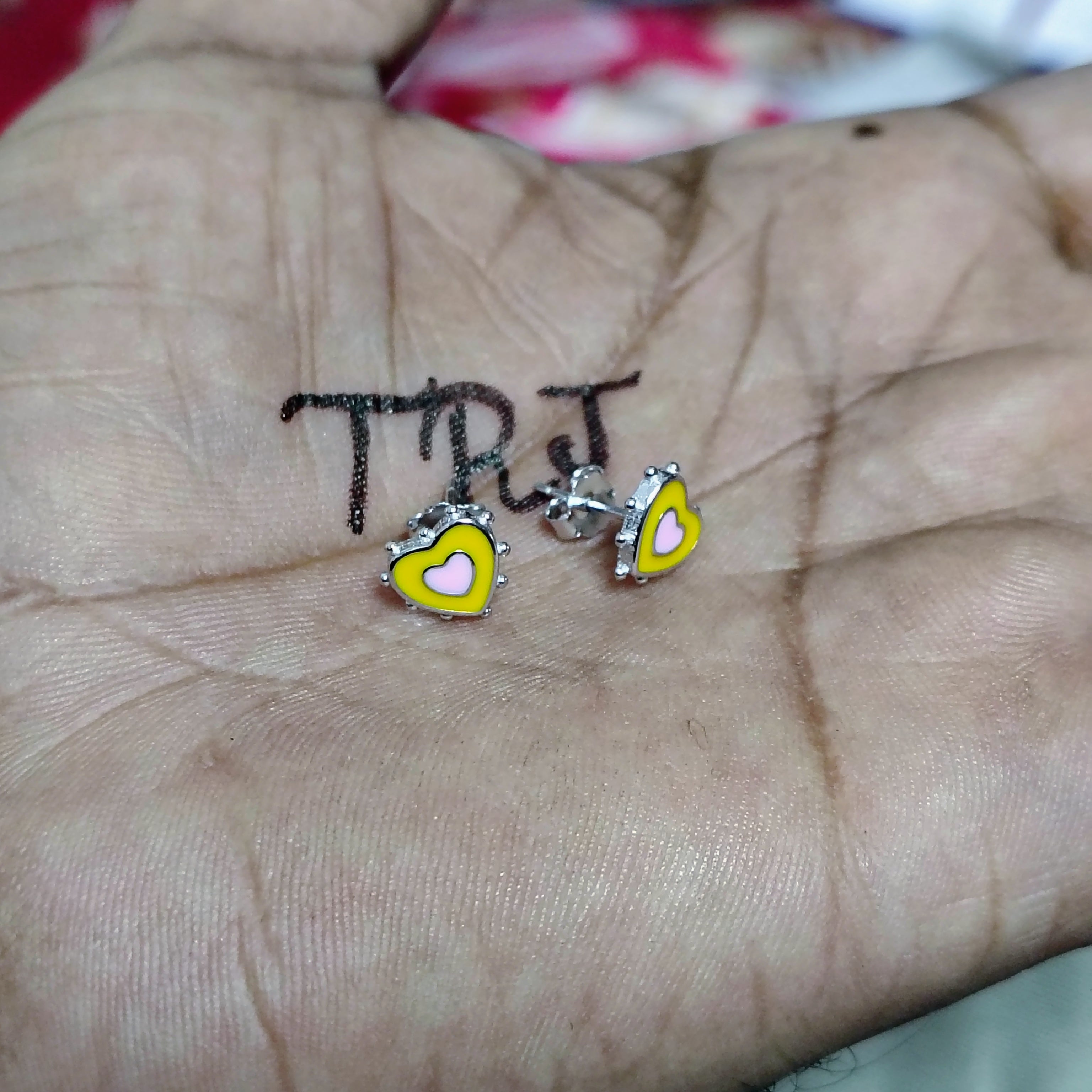 SILVER STUD - STERLING 925 HALLMARK SILVER STUD EARRINGS FOR WOMEN (1 PAIR) FOR REGULAR WEAR (SOLD ON MRP).