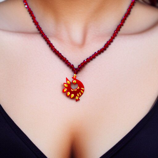 (GREAT FREEDOM OFFER) LASER PASTING PEACOCK DESIGN KDM GOLD POLA PENDANT (MINI) 1 PIECE WITH ADJUSTABLE TASSEL (50 TONCH) BEST FOR GIFT APPROX WGT: 0.110 GM SOLD ON MRP BY RAJLAXMI.