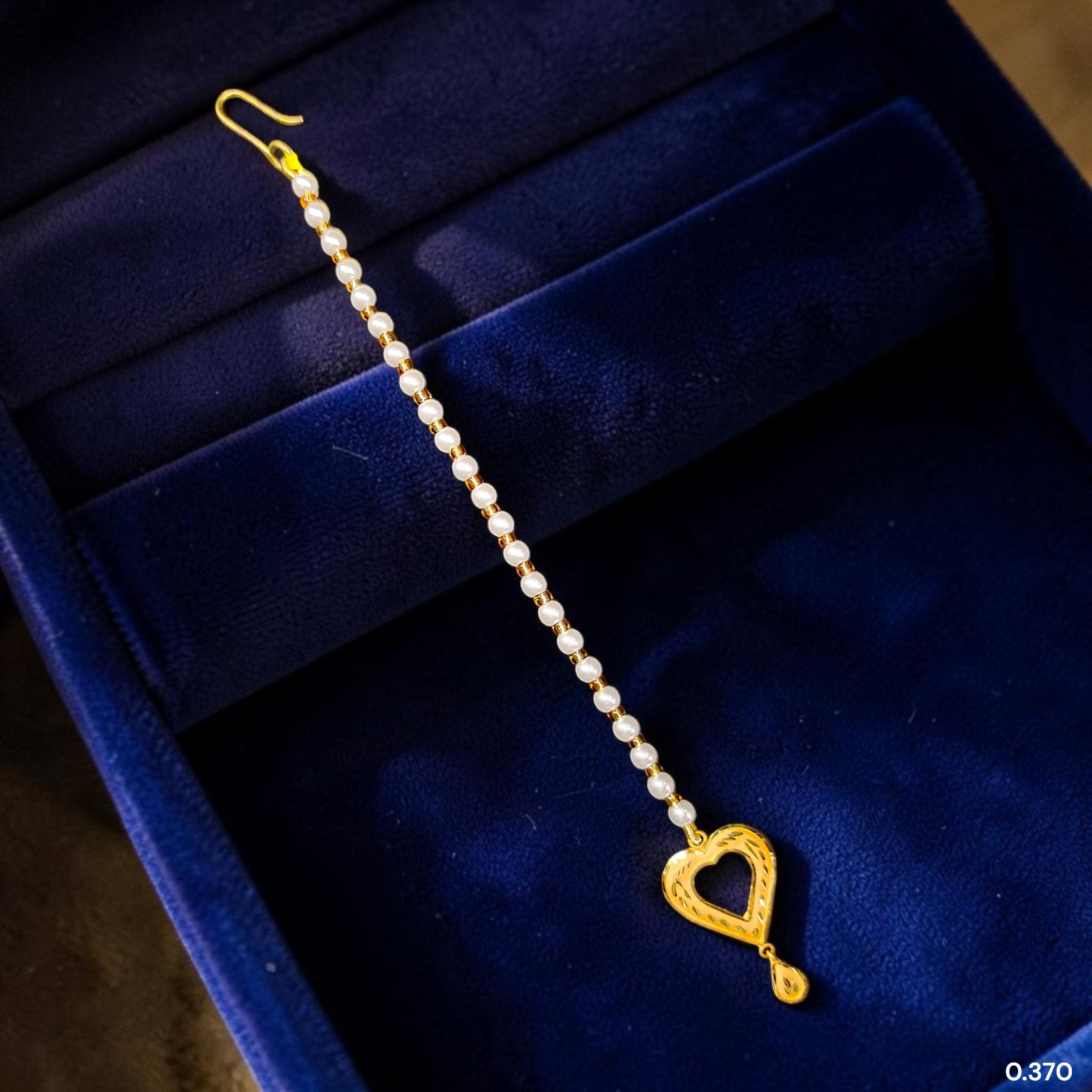 GOLD TICKLY- BIS CERTIFIED WGT: 0.370 GM APPROX HUID HALLMARK 916 22KT GOLD TICKLY (MANGTIKA) 1 PIECE FOR MARRIAGE.