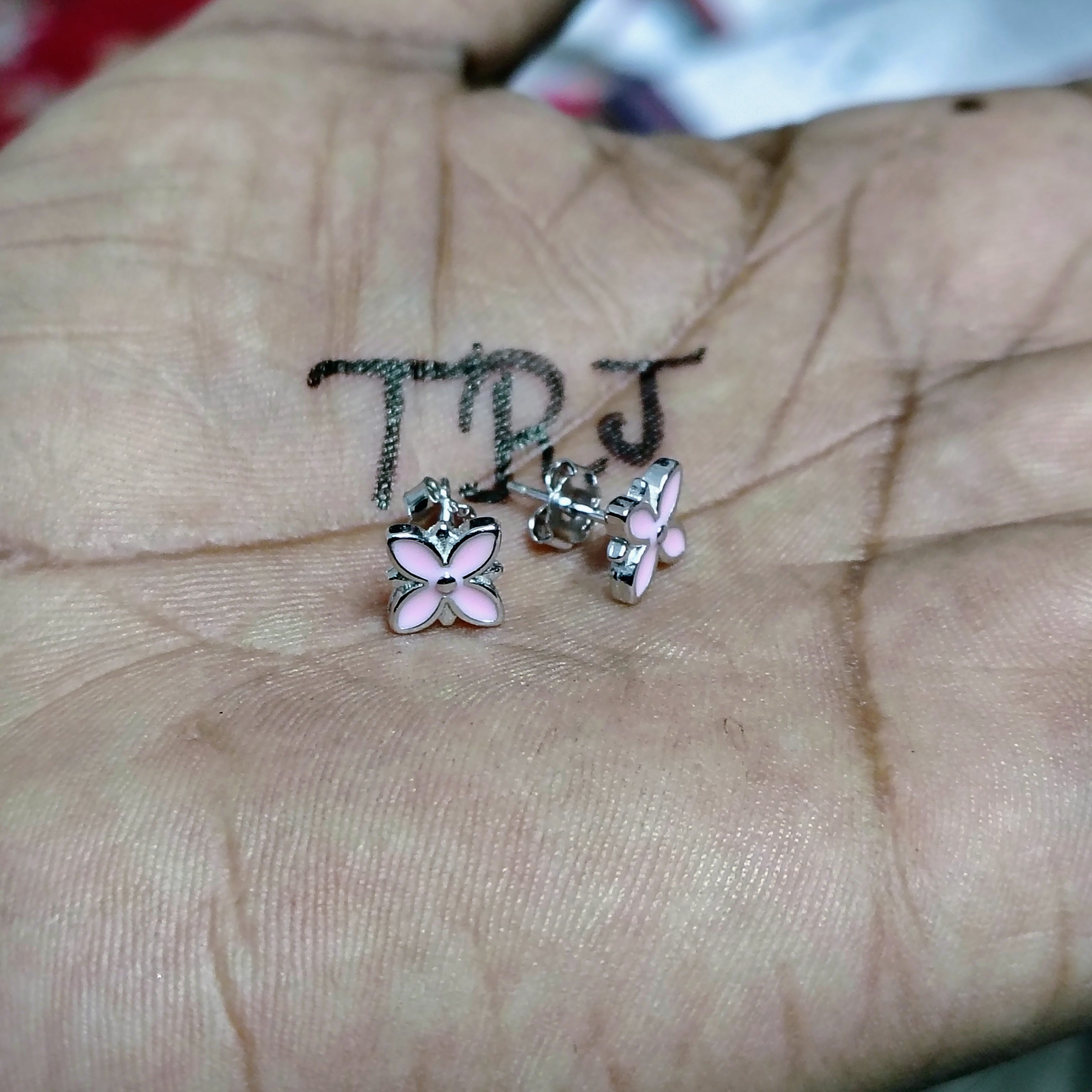 SILVER STUD - STERLING 925 HALLMARK SILVER STUD EARRINGS FOR WOMEN (1 PAIR) FOR REGULAR WEAR (SOLD ON MRP).