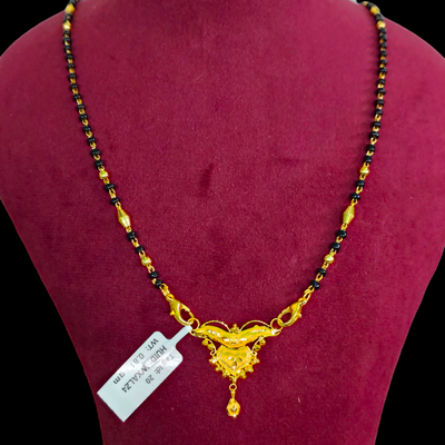 GOLD PENDANT- WGT: 0.810 GM APPROX 22KT HUID HALLMARK GOLD PENDANT MANGALSUTRA 1 PIECE WITH TASSEL.