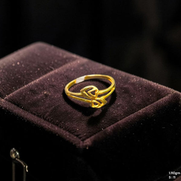 LADIES RING- (SIZE: 11) WGT: 1.110  GM APPROX 14KT HALLMARK GOLD RING FOR WOMEN 1 PIECE.