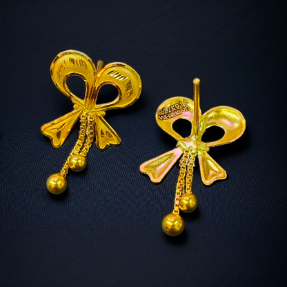 RAJLAXMI D- HWVG9P/QQJ6WP WGT: 1.650 GM APPROX HUID HALLMARK 916 22KT GOLD EAR TOPS STUD 1 PAIR FOR REGULAR USE.