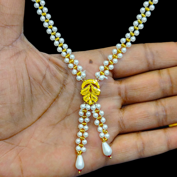 GOLD PENDANT- (GMP22) WGT: 0.510 GM APPROX CERTIFIED BIS HUID HALLMARK 916 22KT GOLD MOTI PENDANT 1 PIECE FOR WOMEN.