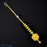 TRJ WGT: 2.900 GM APPROX 22KT HUID HALLMARK GOLD TICKLY (MANGTIKA) 1 PIECE FOR MARRIAGE.