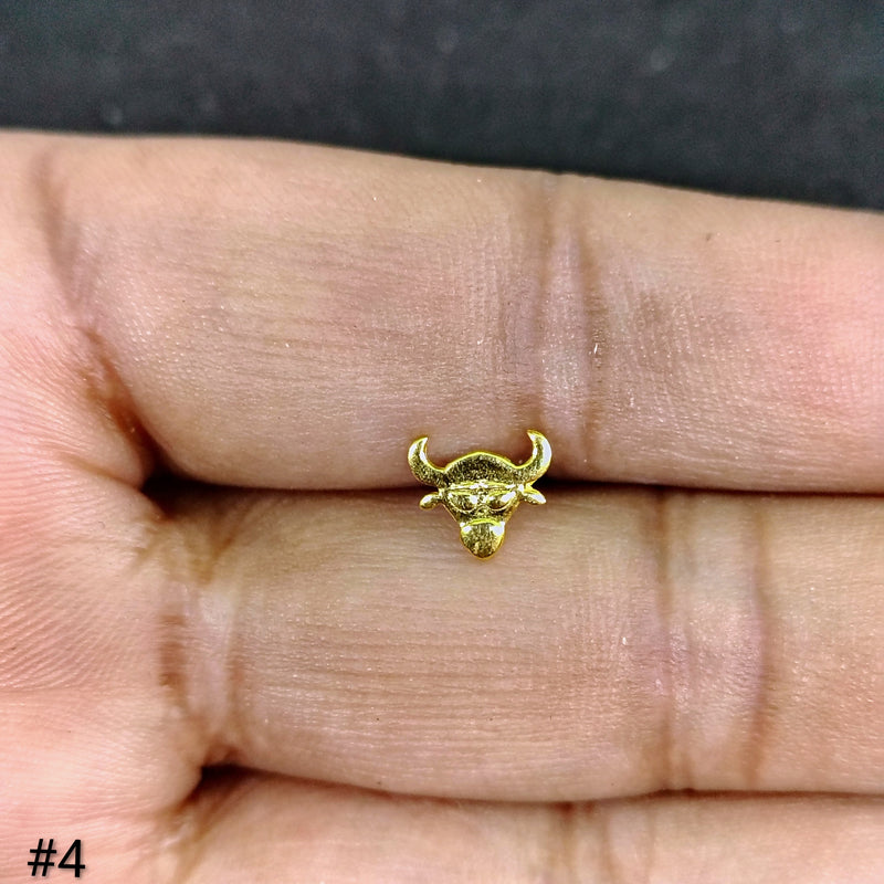 STUD EARRING BOYS- WGT: 0.310 GM APPROX BIS CERTIFIED HUID HALLMARK 9KT GOLD STUD EARRINGS FOR MEN (SINGLE PIECE) FOR REGULAR USE.