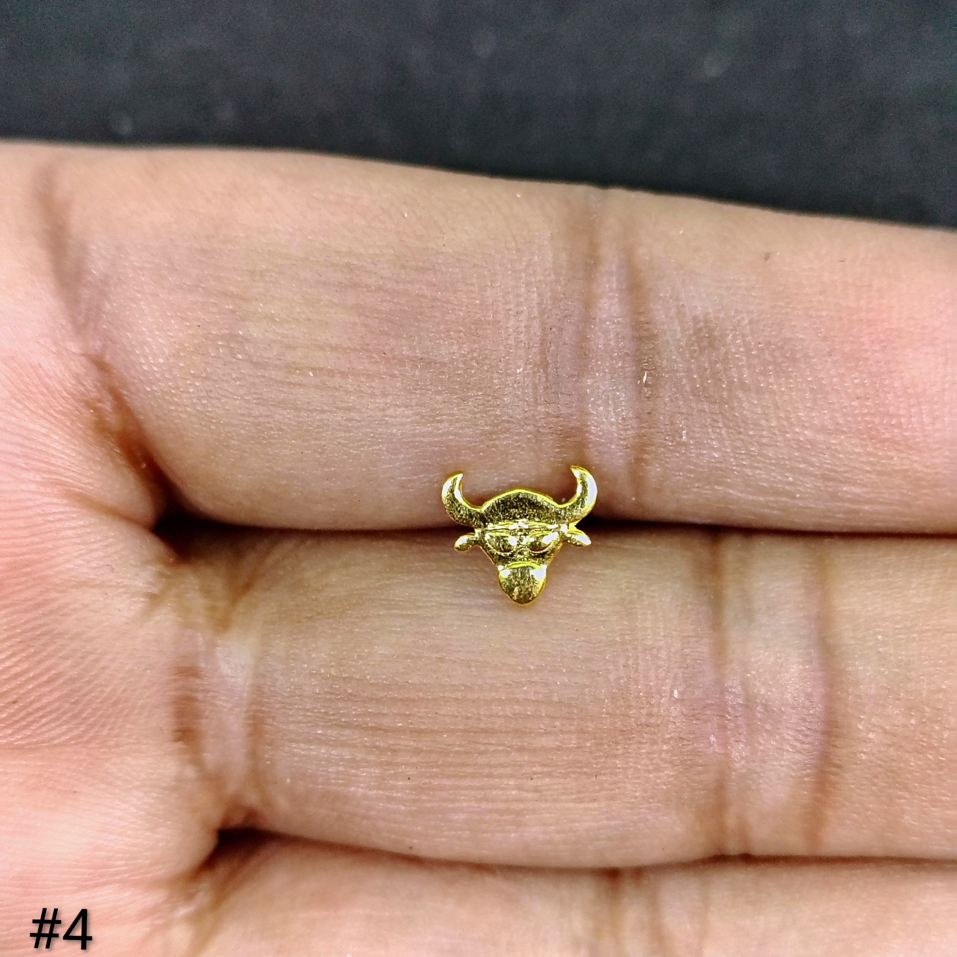 STUD EARRING BOYS- WGT: 0.310 GM APPROX BIS CERTIFIED HUID HALLMARK 9KT GOLD STUD EARRINGS FOR MEN (SINGLE PIECE) FOR REGULAR USE.
