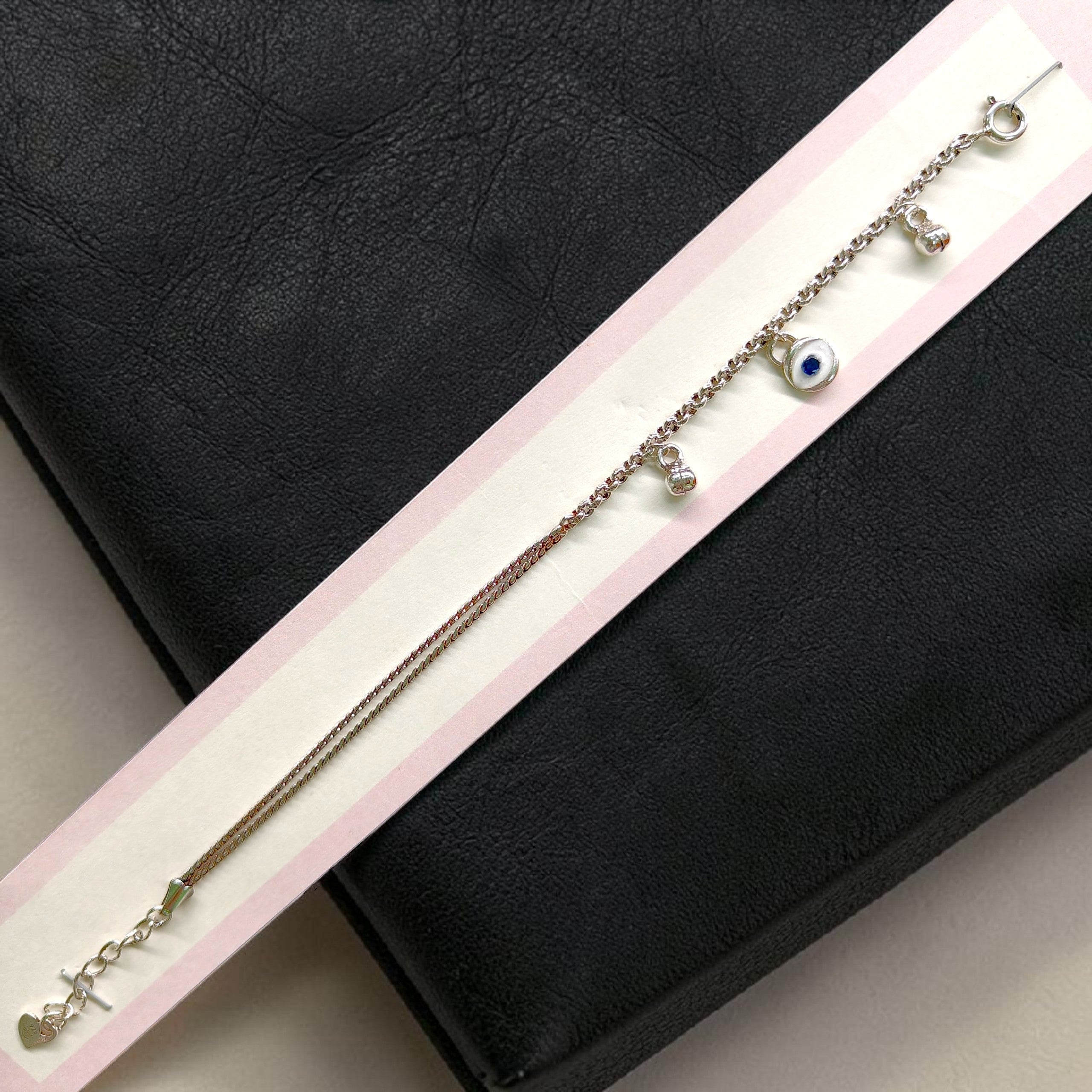 SILVER WRISTLET - BANKOK IMPORTED HALLMARK 925 SILVER WRISTLET FOR WOMEN 1 PIECE- (ADJUSTABLE FREE SIZE) SOLD ON MRP.
