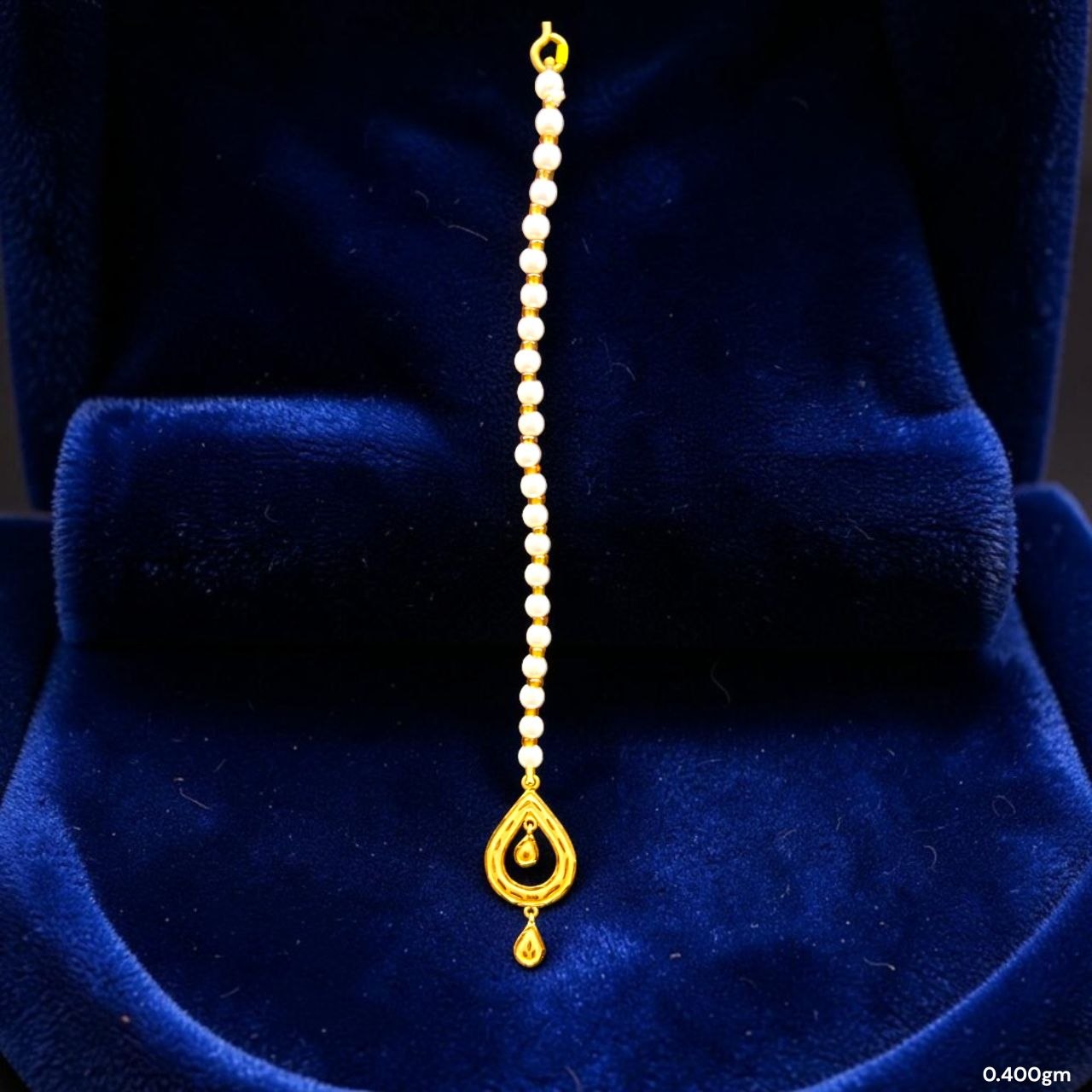 GOLD TICKLY- BIS CERTIFIED WGT: 0.400 GM APPROX HUID HALLMARK 916 22KT GOLD TICKLY (MANGTIKA) 1 PIECE FOR MARRIAGE.
