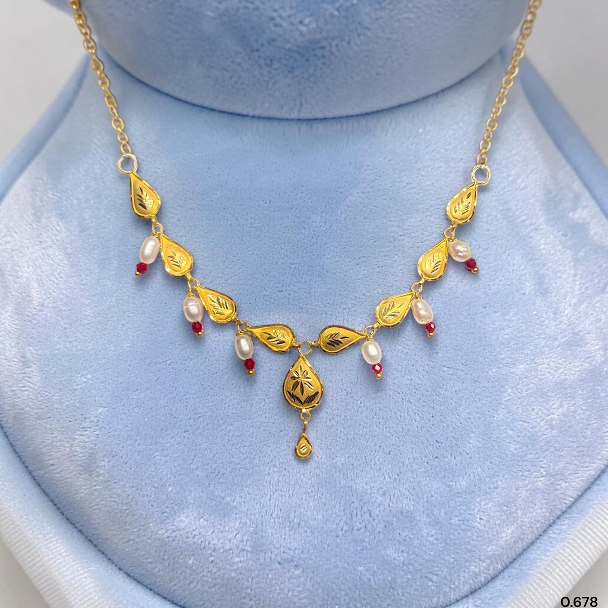 GOLD NECKLACE-(WGT: 0.678 GM APPROX) BIS CERTIFIED HUID HALLMARK 375 9KT GOLD NECKLACE 1 PIECE FOR WOMEN WITH FREE ADJUSTABLE TASSEL. (MRC8S2)