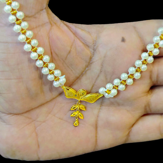 (GMP22) BIS CERTIFIED WGT: 0.770 GM APPROX HUID HALLMARK 916 22KT GOLD MOTI PENDANT 1 PIECE FOR YOUR BEAUTIFUL WIFE.