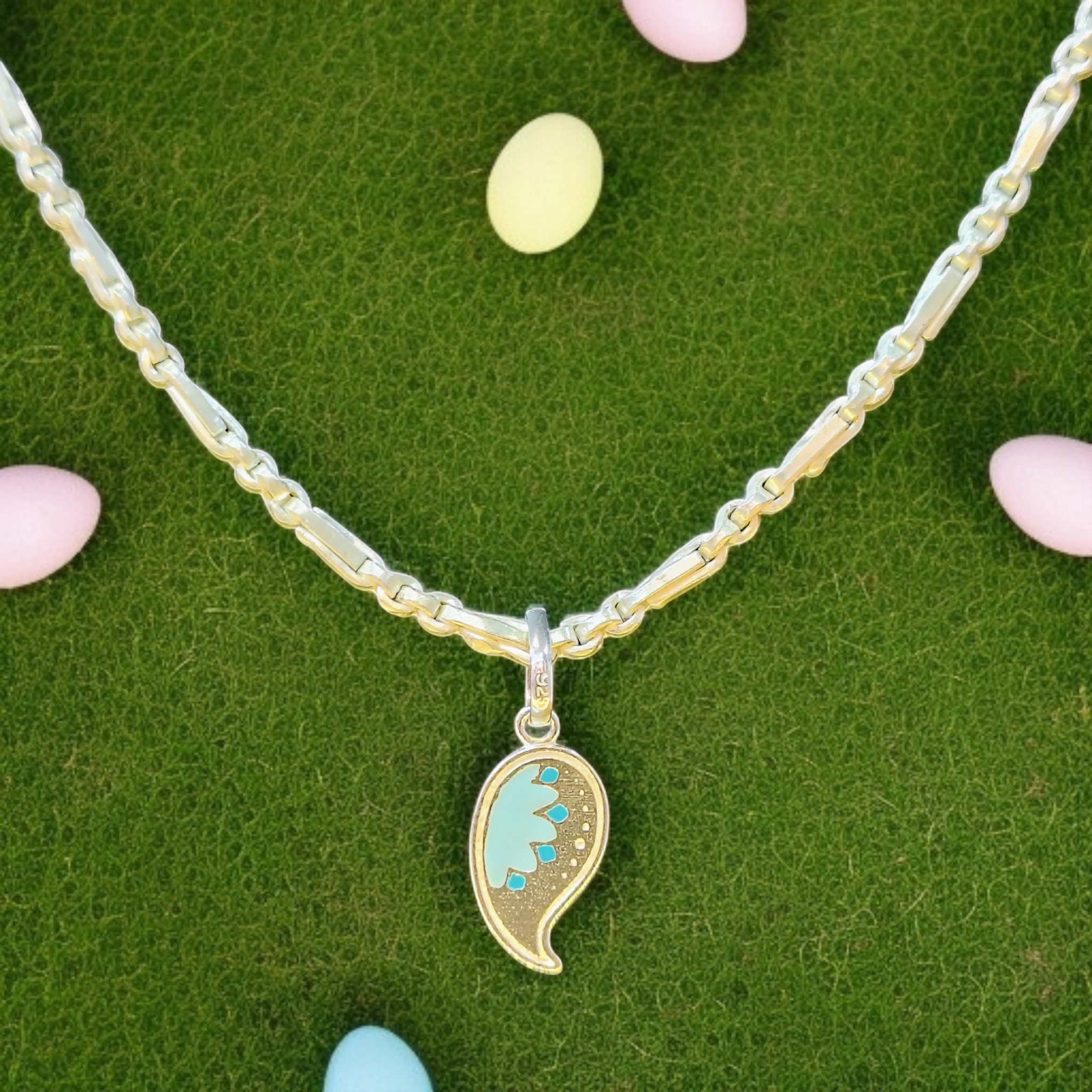 (SLPL) BANKOK IMPORTED 925 SILVER PENDANT FOR BABY FOR REGULAR USE - BEST OF RICE CEREMONY AND BIRTHDAY (SOLD ON MRP) - *CHAIN NOT INCLUDED*