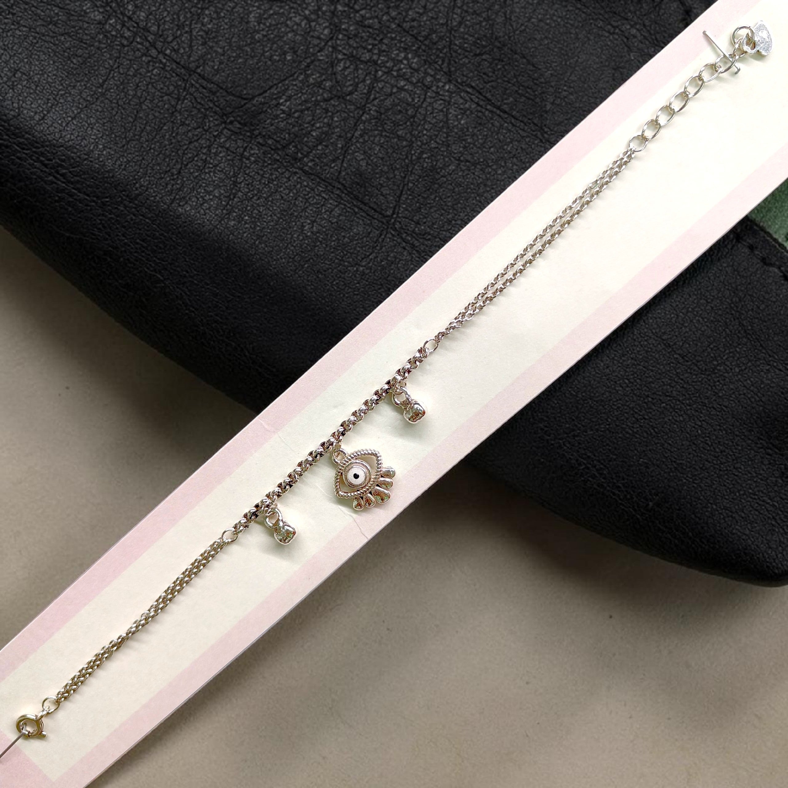 SILVER WRISTLET - BANKOK IMPORTED HALLMARK 925 SILVER WRISTLET FOR WOMEN 1 PIECE- (ADJUSTABLE FREE SIZE) SOLD ON MRP.