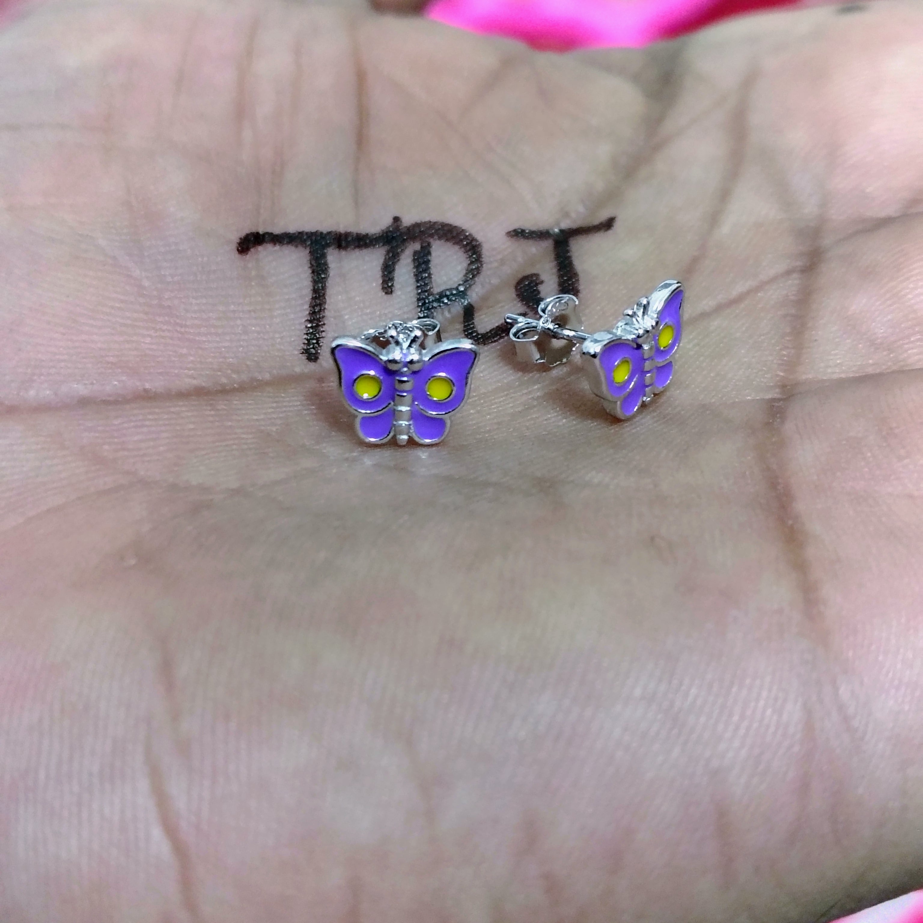 SILVER STUD - STERLING 925 HALLMARK SILVER STUD EARRINGS FOR WOMEN (1 PAIR) FOR REGULAR WEAR (SOLD ON MRP).