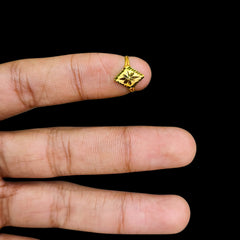 BABY JEWELLERY- TRJ (FMJRZX) (WGT: 0.240 GM APPROX) 375 9KT HUID HALLMARK GOLD BABY FINGER RING 1 PIECE FOR RICE CEREMONY & BIRTHDAY.