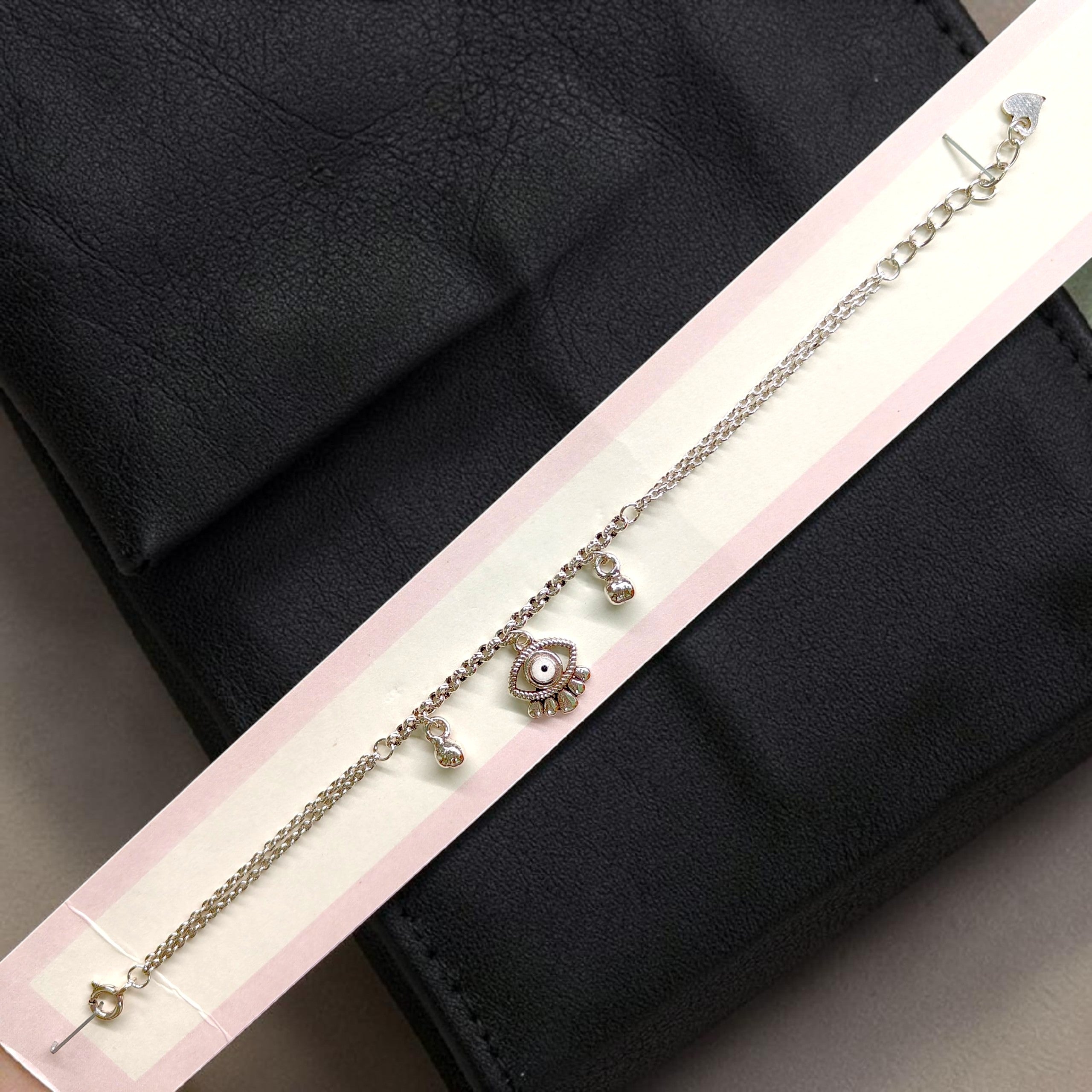 SILVER WRISTLET - BANKOK IMPORTED HALLMARK 925 SILVER WRISTLET FOR WOMEN 1 PIECE- (ADJUSTABLE FREE SIZE) SOLD ON MRP.