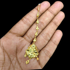 GOLD TICKLY- BIS CERTIFIED WGT: 1.340 GM APPROX HUID HALLMARK 916 22KT GOLD TICKLY (MANGTIKA) 1 PIECE FOR MARRIAGE. (3XIZVV)