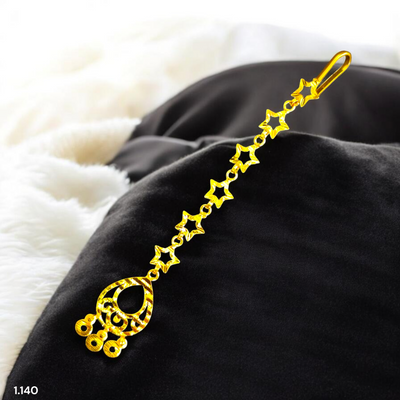 GOLD TICKLY- BIS CERTIFIED WGT: 1.140 GM APPROX HUID HALLMARK 375 9KT GOLD TICKLY (MANGTIKA) 1 PIECE FOR MARRIAGE.