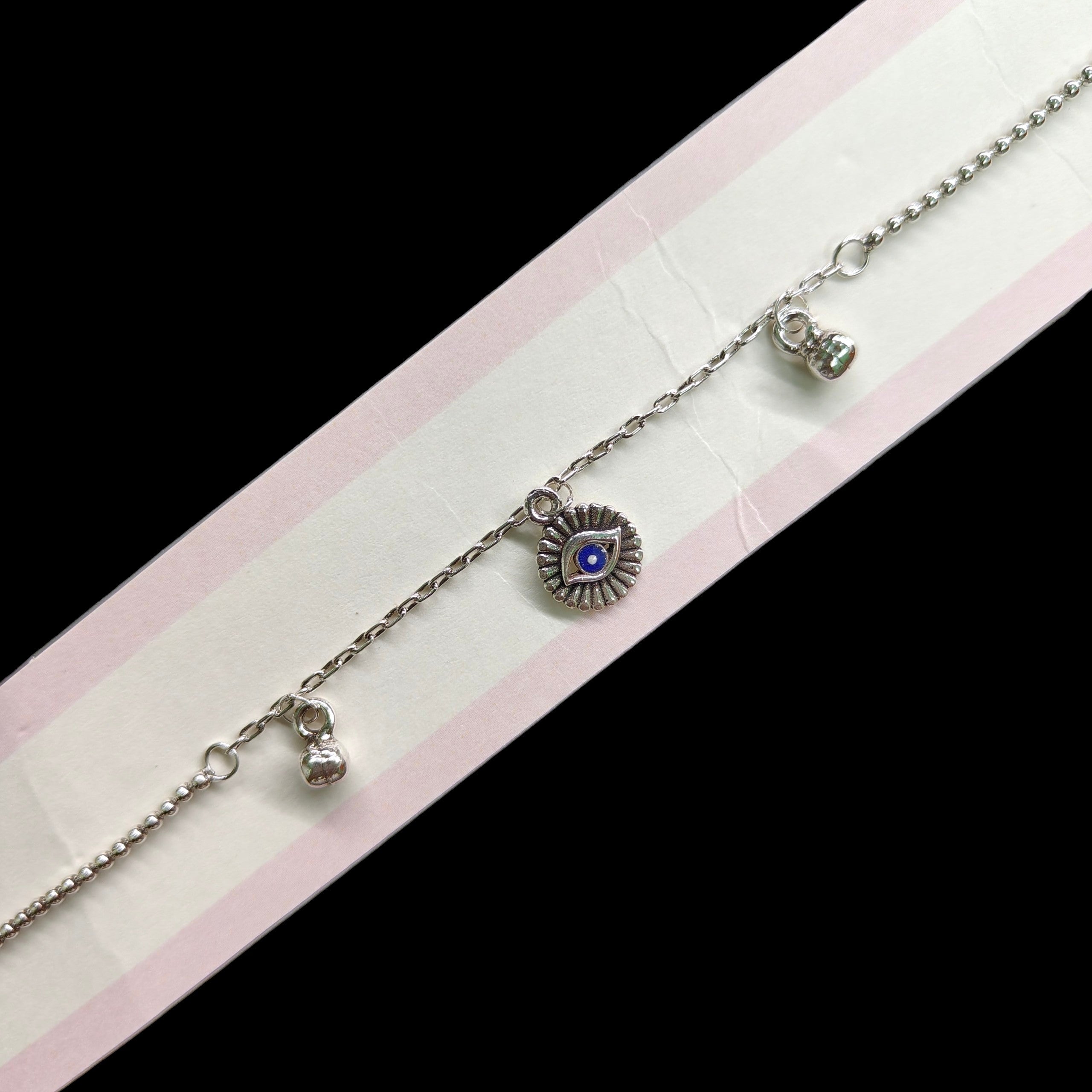 SILVER WRISTLET - BANKOK IMPORTED HALLMARK 925 SILVER WRISTLET FOR WOMEN 1 PIECE- (ADJUSTABLE FREE SIZE) SOLD ON MRP.