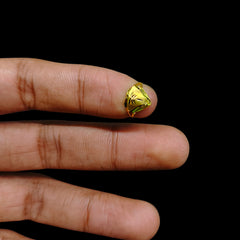 BABY JEWELLERY- TRJ (S6TPZJ) (WGT: 0.230 GM APPROX) 375 9KT HUID HALLMARK GOLD BABY FINGER RING 1 PIECE FOR RICE CEREMONY & BIRTHDAY.