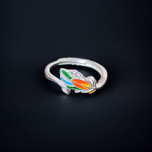 BANKOK IMPORTED 925 SILVER ADJUSTABLE FINGER RING 1 PIECE FOR WOMEN FOR REGULAR USE - BEST FOR GIFTING (SOLD ON MRP)