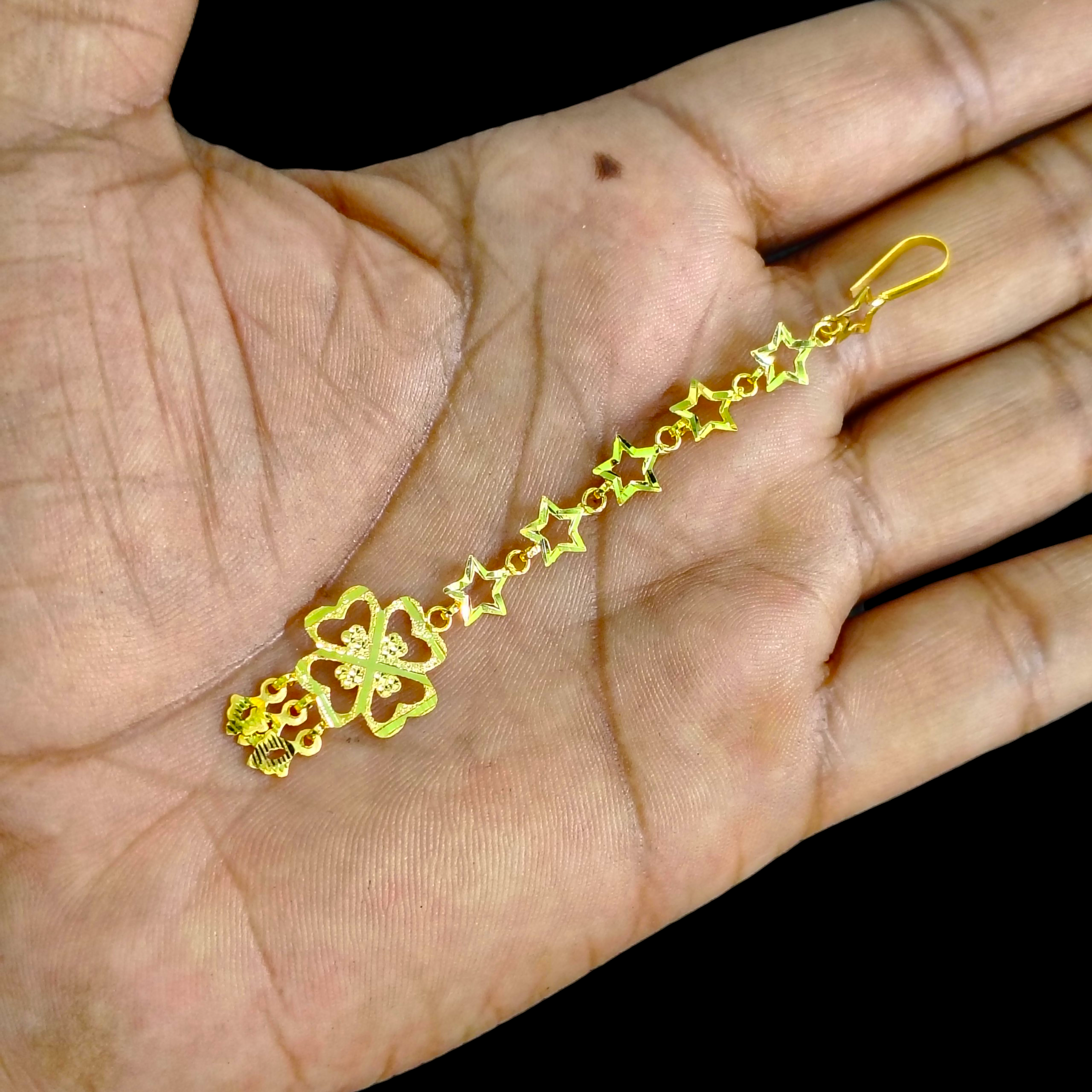 GOLD TICKLY- BIS CERTIFIED WGT: 1.170 GM APPROX HUID HALLMARK 375 9KT GOLD TICKLY (MANGTIKA) 1 PIECE FOR MARRIAGE.
