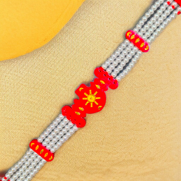 TRJ WGT: 0.300 GM APPROX HUID HALLMARK 18KT GOLD POLA CHOKER 1 PIECE WITH ADJUSTABLE TASSEL FOR WOMEN.