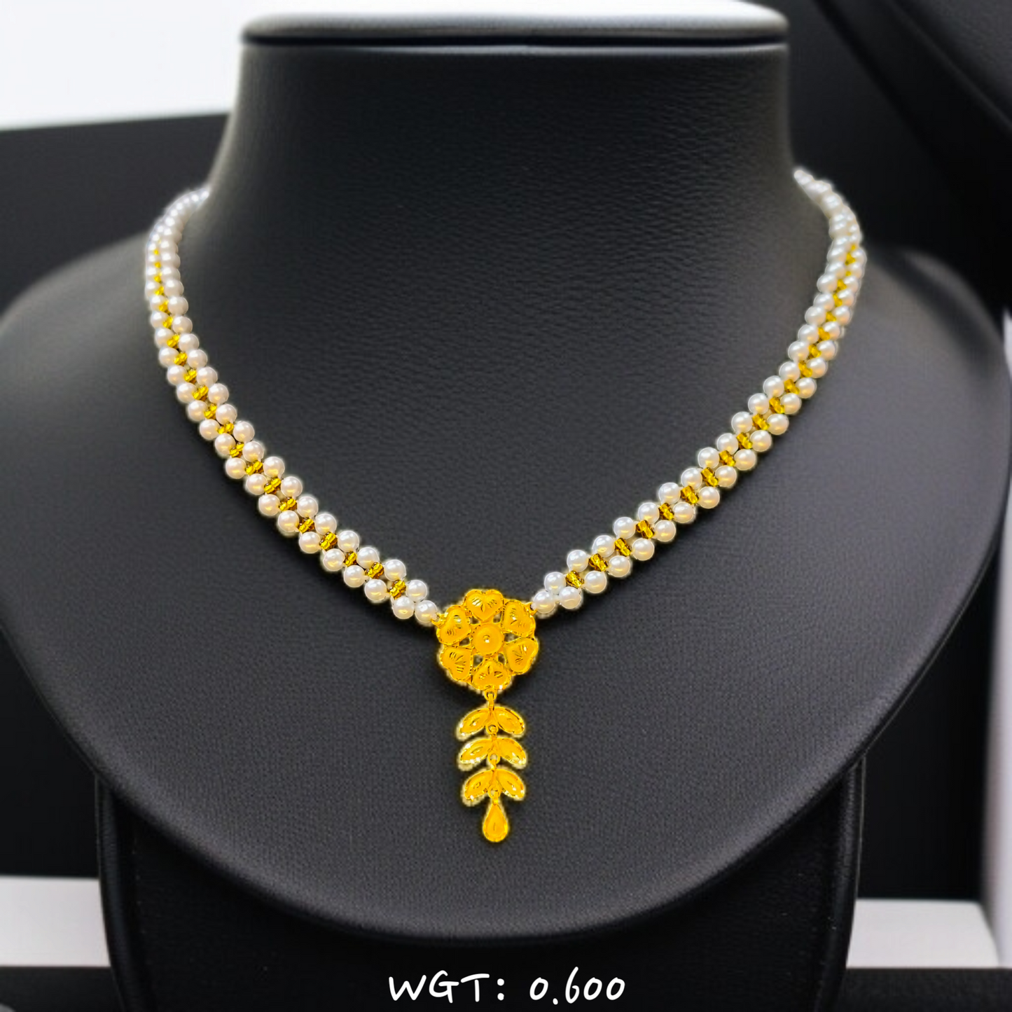 TRJ WGT: 0.500 GM APPROX KDM GOLD MOTI PENDANT 1 PIECE (50 TONCH) VIRAL DESIGN..