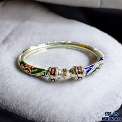 RAJLAXMI (SIZE 25) HALLMARK 925 SILVER BALA (MANIPUR DESIGN) APPROX WGT: 16.800 GM (1 PIECE) FOR REGULAR USE FOR WOMEN.