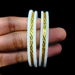 GSB9K- (JVRNDM)-(KQQT3B) (SIZE:26) (WGT: 1.020 GM APPROX) BIS CERTIFIED HUID HALLMARK 375 9KT GOLD SAKHA BADHANO 1 PAIR FOR WOMEN (CHILA PATH DESIGN) NOT FOR REGULAR USE.