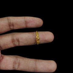 LADIES RING- (SIZE: 16) WGT: 0.780 GM APPROX 14KT HALLMARK GOLD RING FOR WOMEN 1 PIECE.