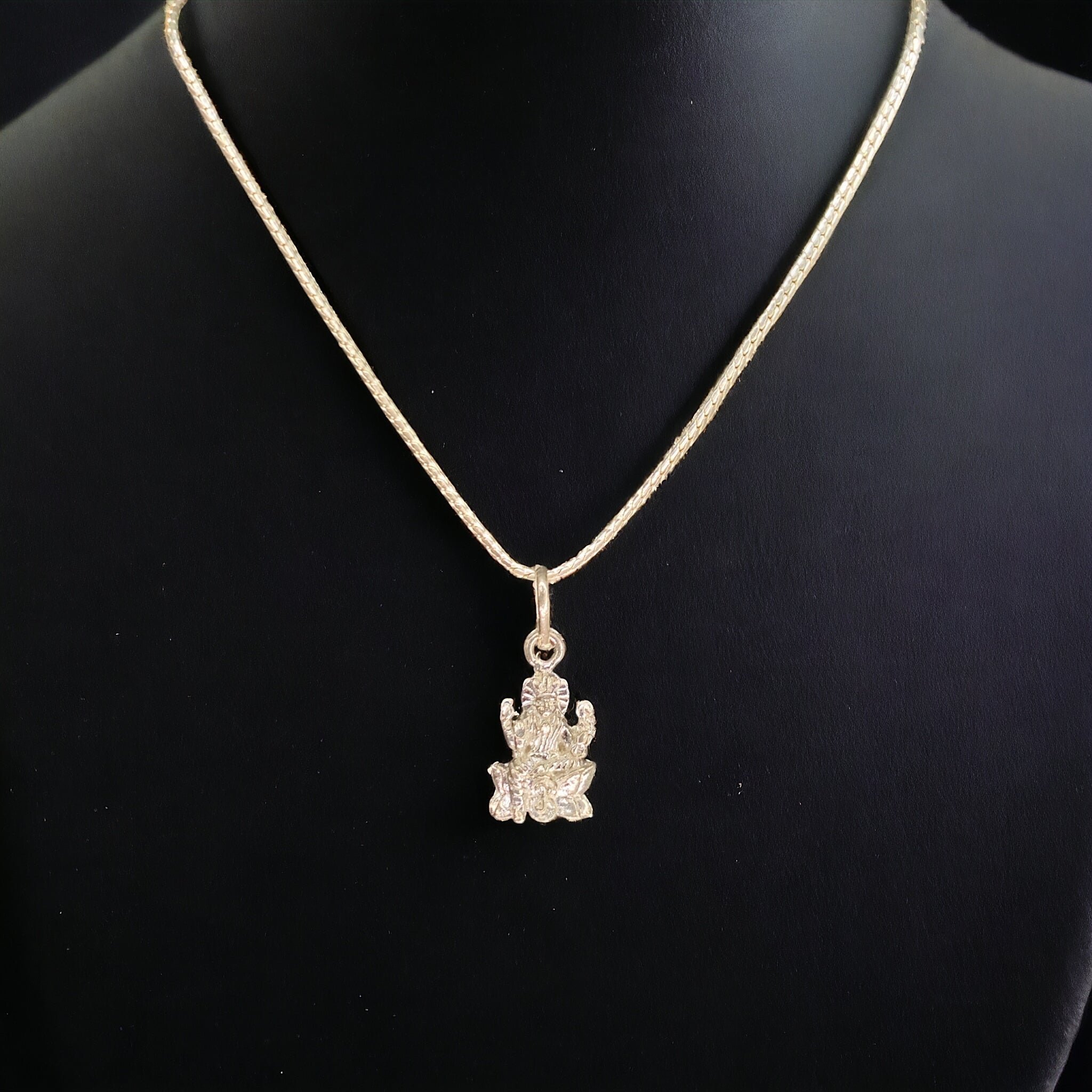 (SLPL) RAJLAXMI 625 SILVER LOCKET PENDANT (MAHALAXMI PENDANT) 1 PIECE WITHOUT CHAIN FOR MEN, WOMEN & BABY(SOLD BY MRP).